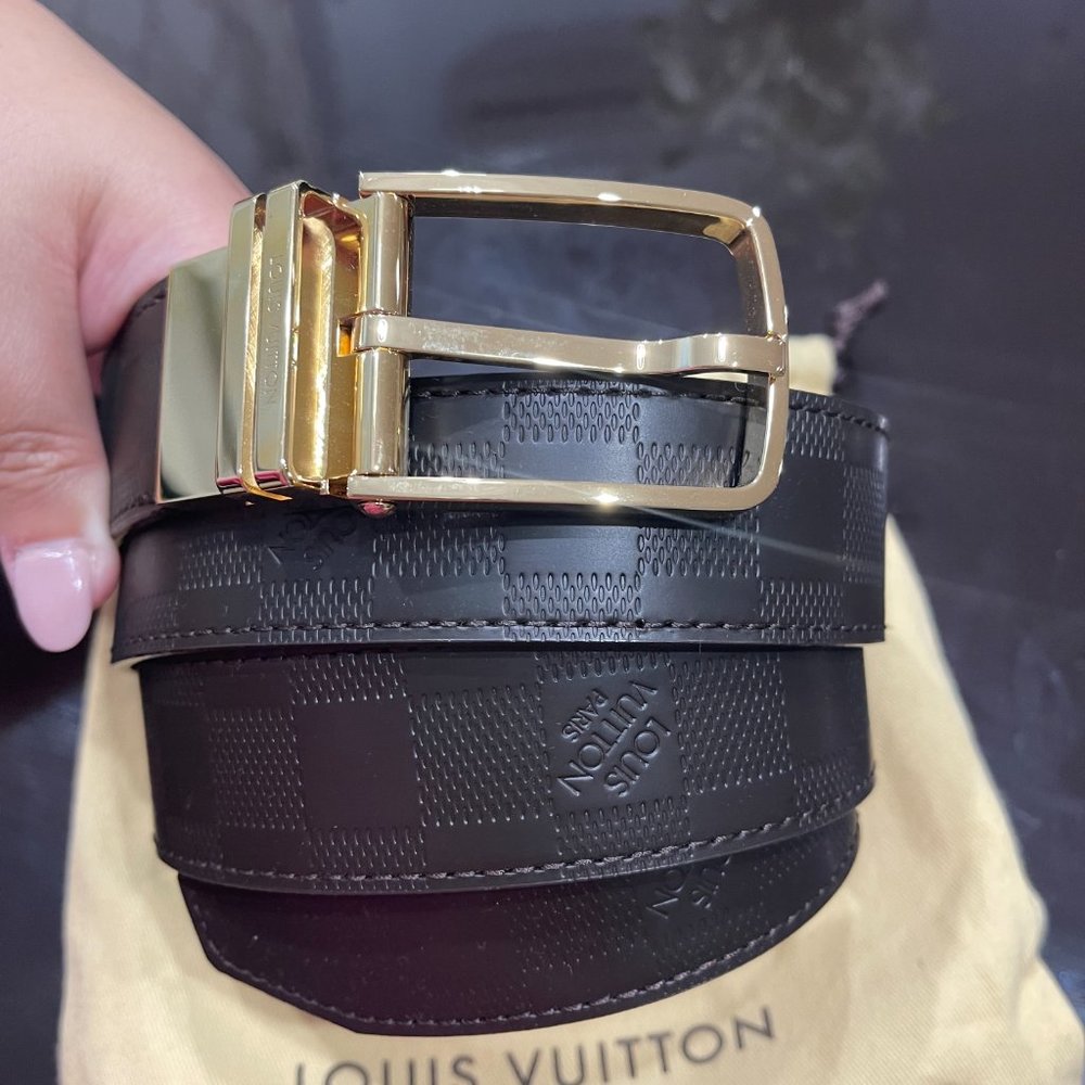 Louis Vuitton Boston Reverse Belt - Moka 105CM